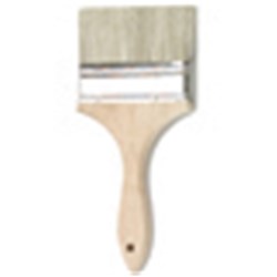 Pastry Brush 25Mm Wood Handle Tin Band Natural Bristle