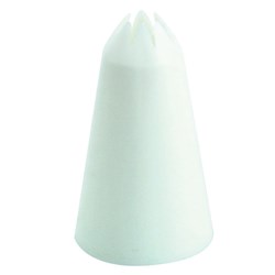 Piping Nozzle Star 15Mm Wht Thermo Plastic