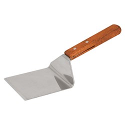 Turner Cranked 155X125mm Wood Hdl & S/S Chef Inox