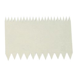 Double Sided Comb Pastry Scraper