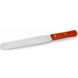 Spatula 250X38mm Straight S/S Wood Handle