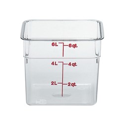 Camsquare Container Clear 5.7L Polycarbonate Cambro