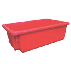 Crate 32Lt Red No.7 650X410x210mm