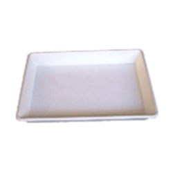 White Plastic Solid Storage Tray A Plus