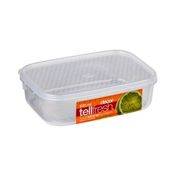 Tellfresh Oblong Container 625 / 750Ml Cap (6)