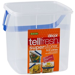 Tellfresh Sq Super Storer 5.5Lt W/-Handle