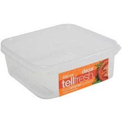 Tellfresh Sq Container 500Ml 138X138x50mm (6)
