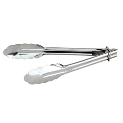 Tongs S/S 400Mm Utility W/- Clip (12)