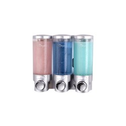 Triple Dispenser Silver 300ml Choyer
