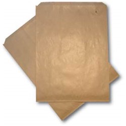 Flat Paper Bag Brown No.6 Sq 500/Pkt 290X300mm