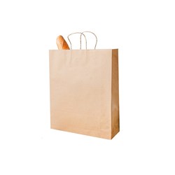 Paper Carry Bag Brown Large Earth Essentials