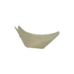 3415334 - EziServe Wooden Oval Boat 60x45mm Earth Essentials
