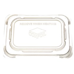 Meal Tray Clip On Lid Clr Suit 6121 320/Ctn Dualpak