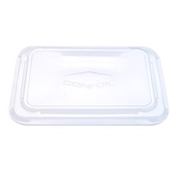 Meal Tray Clip On Lid Clr Suit Dp6100 180/Ctn Dualpak