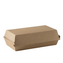 GO Meal Box Kraft Brown Large 206x103x76mm Detpak