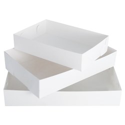 Board Cake Tray White Small 177X120X37mm Envirochoice
