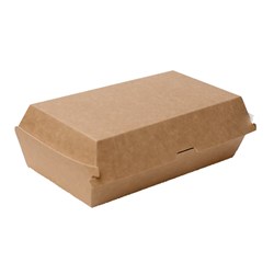 BetaEco Snack Box Kraft Large 205x106x76mm BetaEco