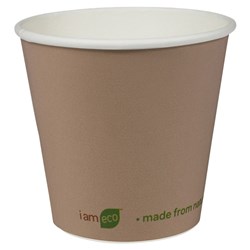I Am Eco Double Wall Cup 240Ml Brown 500/Ctn 8Oz