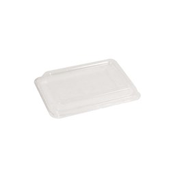 Pet Lid Suit 370Ml Nat Fibre Container 143X100x20mm 500/Ctn