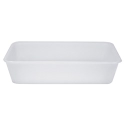 Plastic Freezer Grade Rectangle Container Opaque 500ml Essentials Collection
