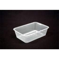 Rectangle Container 700Ml Plastic 50/Pkt (10)