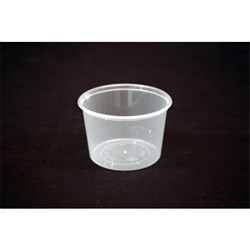 Round Container 600Ml Plastic 50/Pkt (10)