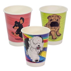 Dog Series Double Wall Hot Cup 12oz Envirochoice