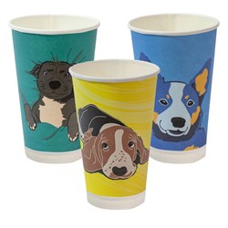 Dog Series Double Wall Hot Cup 16oz Envirochoice