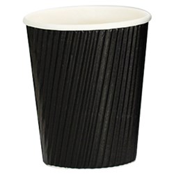 Vee Insulated Coffee Cup Black 237ml Essentials Collection