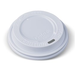 Bio Plastic Lid Wht Suit 8Oz 240Ml Eco Cup 1000/Ctn