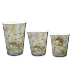 Ripple Wrap Hot Cup 360Ml 12Oz Classic Print Brn 40/Pkt (25)