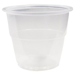 Plastic Dessert Cup Clear 200ml Essentials Collection