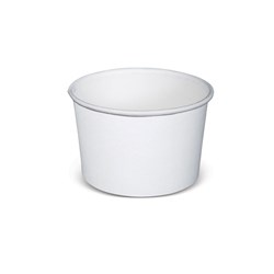 Paper Tub/ Bowl White 89ml Detpak