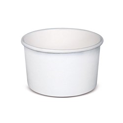 Paper Tub/ Bowl White 148ml Detpak
