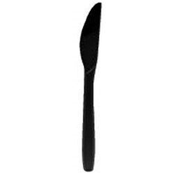 Knife Plastic Blk 100/Pkt (10)