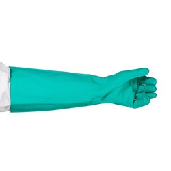 Nitrile Safety Gloves Green Extra Large 