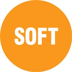 Label Food Texture Soft 24Mm Removable 1000/Roll