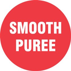Label Food Texture Smooth Puree 24Mm Removable 1000/Roll