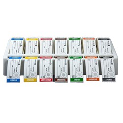 Label Moderatley Thick Round 24Mm Removable 1000/Roll