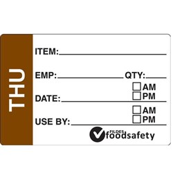 Duralabel Prep 49X76mm Thursday 250/Roll