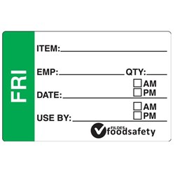 Duralabel Prep 49X76mm Friday 250/Roll