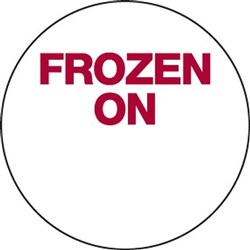 Label Frozen On 24Mm Removable 1000/Roll
