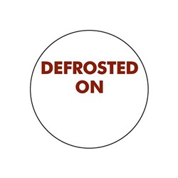 Label Defrosted On 24Mm Removable 1000/Roll
