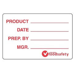 Product Label Dissolvable 49X75mm 500/Roll