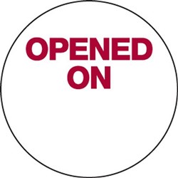 Label Superemovable 24Mm Round Opened On 1000/Roll