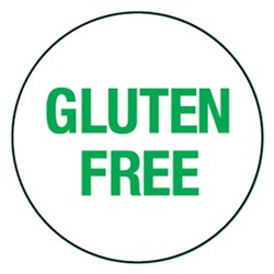 Food Advisorylabel Gluten Free 24Mm Round 1000/Roll Removable