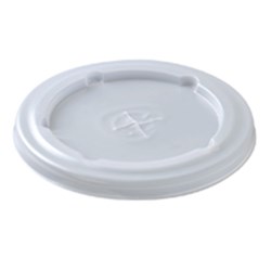 Plastic Lid Flat Lid490p 100/Pkt (20) 16/22Oz Cold Cup
