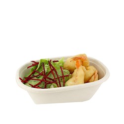 Pulp Oval Bowl 770Ml 50/Pkt (6) Sabert