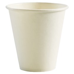 BioCup Single Wall Coffee Cup White 8oz 240ml BioPak