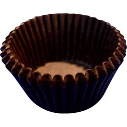 Patty Case 350 Brown Fluted 500/Pkt 28X20mm